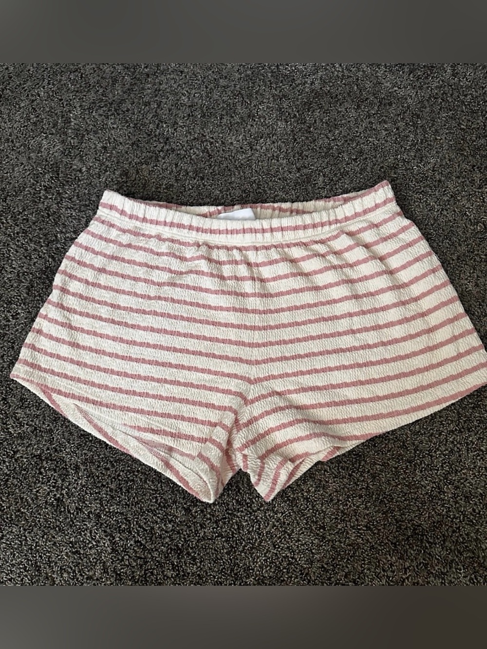 Le BOP Striped Shorts Size Large 0463